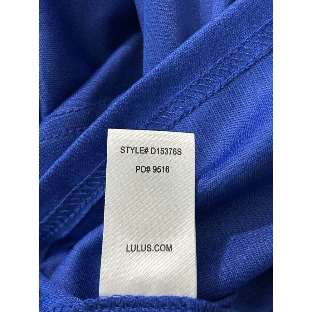 Lulus Women’s West Coast Royal Blue Sleeveless Lined Mini Dress Size Medium - Picture 5 of 8